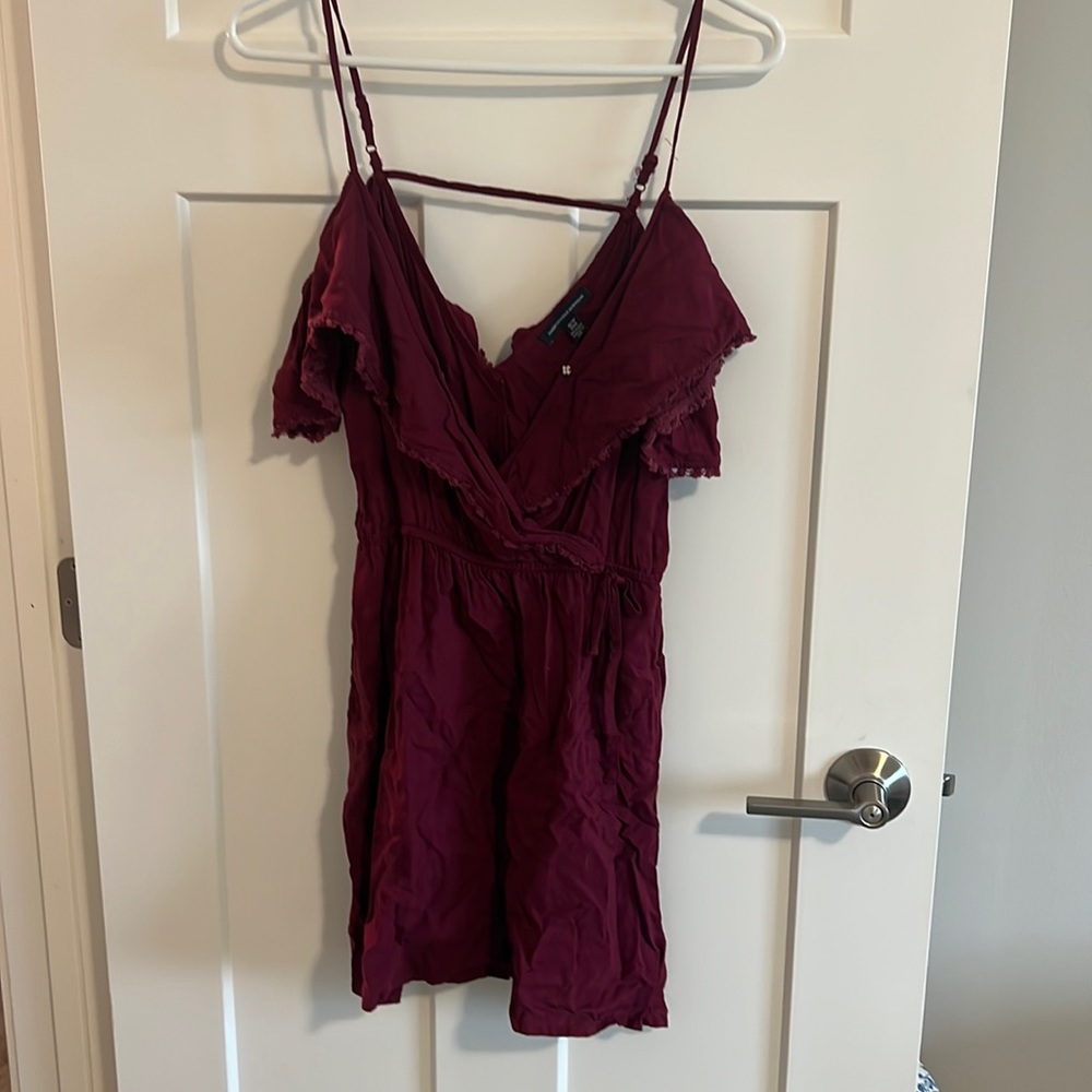XS Burgundy American Eagle Dress